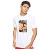 Nike M J Jordan Air SS Crew T-Shirt, Uomo, White/Infrared 23, L