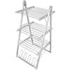 InnovaGoods Stendibiancheria Elettrico Pieghevole in Alluminio e ABS, Grigio, 66 x 73 x 135 cm, plastica