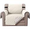 SDNAM Copridivano 3/2/4/1 Posti con Braccioli Impermeabile Fodera per Divano Antiscivolo Copri Divano Relax Salvadivano Trapuntato Copertura Divano (Color : 14#, Size : 1 Seater)