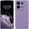 kwmobile Custodia Compatibile con Xiaomi Redmi Note 13 Pro 5G / Poco X6 5G Cover - Back Case per Smartphone in Silicone TPU - Protezione Gommata - lavanda lilla