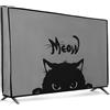 kwmobile Protezione Compatibile con 32 TV - Cover Proteggi-Schermo PC e TV da Interno - Custodia Protettiva Anti-Polvere - grigio/nero