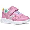 Geox B SPRINTYE Girl D, Scarpe da Ginnastica Bimba 0-24, Pink/Watersea, 20 EU