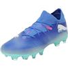 PUMA Future 7 Match FG/AG Wn's, Soccer Shoe Donna, Bluemazing White-Electric Peppermint, 37 EU