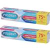 Haleon Italy Srl Polident Lunga Tenuta Adesivo per Protesi Dentale Set da 2 2x70 g Pasta