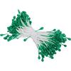 PATIKIL 3mm Doppio Teste Fiore Stame 150pz Fiore Artificiale Stame Pistillo Opaca Floreale Stame per Fai da Te Natale Cartolina Matrimonio Decorazione Verde