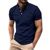 Generic Magliette Uomo Manica Corta Casual Maglia Uomo Manica Corta Regular Fit T Shirt Uomo 2024 Estate a Maniche Corte Polo Uomo Manica Corta Marina Militare XXL