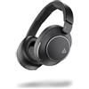 Poly Voyager Surround 80 UC, Cuffia Senza Filo, Connessione Bluetooth 5.3, USB-A e USB-C, Cancellazione Rumore, Cuscinetti in Similpelle, Autonomia 24 Ore, Compatibile con Windows 10 e macOS, Nero