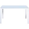 Cribel Bianco Tavolo New Benny/Jolly Top Gambe, 140x80x75