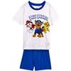 CERDÁ LIFE'S LITTLE MOMENTS Pigiama Estivo della Paw Patrol per Bambini - Colore Bianco e Blu - 3 Anni - Pigiama Corto Elaborato in Cotone 100% - Prodotto Originale Ideato in Spagna