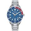 Breil Orologio UOMO OVERHAND quadrante BI-COLORE BLU movimento SOLO TEMPO - 3 LANCETTE QUARZO e BRACCIALE ACCIAIO ARGENTO EW0717