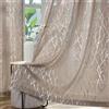Kotile Tende color tortora lunghe 160 cm, in lamina d'argento metallizzata, con rami d'albero, tende per camera da letto, con occhielli per la privacy, tende semitrasparenti, 2 pannelli, 132 x 160 cm