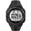 Timex Orologio sportivo da uomo, 43 mm, cinturino in resina nera, quadrante digitale, cassa nera TW5M61700