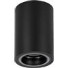 Eglo connect.z Carosso-Z Plafoniera LED, Smart Home, uso con ZigBee, app e controllo vocale Alexa, luce bianca calda e fredda, RGB, dimmerabile, metallo nero, diametro 8 cm