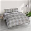 Italian Bed Linen Parure copripiumino ATHENA con sacco e federe stampati, EDI VERDE/BLU, Matrimoniale