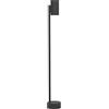 Eglo Izzalini Piantana a LED, lampada da terra da giardino per esterni, luce per vialetto in metallo nero, con lampadina GU10, luce bianca calda, IP44, 85 cm