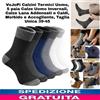 Calzini Termici Pesanti,5 paia Calze Uomo Invernali,Calze Lana Morbido,TG 39-45