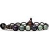 Tamashii Bracciale originale tibetano Tamashii realizzato con pietre naturali FLUORITE