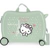 Hello Kitty Paris Valigia per bambini verde 50x39x20 cm ABS rigido Chiusura a combinazione laterale 34L 1,8 kg 4 ruote Bagaglio a mano