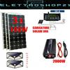 JARRET Kit Fotovoltaico 3KW Pwm Inverter 2000W Pannello Solare 300W regolatore 30 amp