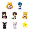 Bandai Pretty Guardian Sailor Moon 8 Figure Set Completo Limited Rirakotto Bandai