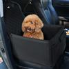 Pecute Seggiolino Auto per Cani(43x43x30 cm), Cuscino per seggiolino auto cane Impermeabile, Trasportini Per Cani da Auto Sicuro e Protetto, Tasche Multiple, Adatto per Cani di Piccola e Media Taglia