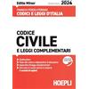 HOEPLI Codice civile e leggi complementari. Settembre 2024. Ediz. minor. Con espansione online