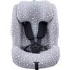 JYOKO KIDS Fodera per seggiolino auto in cotone compatibile con Recaro Salia 125 e JOIE I-SPIN GROW (White Star)