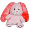 Gipsy Toys - Coniglio Fluffy - Peluche - 15 cm - Rosa e Bianco - Età 1