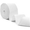 LABUYI 1 Rotolo Elastica Banda 5m×5cm,Elastico per Cucito,Elastico per Pantaloni,Fettuccia Elastica,Elastico per Cucire,Fascia Elastici Piatto Cucito Nastro,per Vestiti,Pantaloni,Elastico Bianco