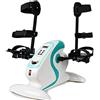 Cushion Ciclo di Esercizio Motorizzato/Bici per Portatori di Handicap E Disabili, Pedaliera Elettrica con Staffa di Protezione per Le Gambe per Anziani