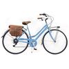 Via Veneto by Canellini Bicicletta Bici Citybike CTB Donna Vintage Retro Via Veneto Acciaio Azzurro Taglia 46