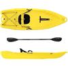 Atlantis Kayak - canoa Atlantis AKY gialla - cm 240 - pagaia e schienalino -adulto + bambino