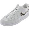 NIKE Court Vision Low, Scarpe da Ginnastica Donna, White/Desert Sand-Black, 41 EU