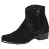 CAPRICE Stivale da Donna Heel 9-25306-43, Stivaletto, camoscio Nero, 40 EU