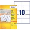 Avery Laser Labels, White 105 x 58mm DPS10 1000ST