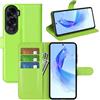 BOCTECH Cover per Honor 90 Lite, Custodia a Libro Portafoglio in Pelle PU e Silione Morbido con Porta Carte, Magnetica e Supporto Flip Case Antiurto per Honor 90 Lite, Verde