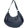 Bottega Carele Borsa a spalla in vera pelle made in italy BC726 (Blu scuro)