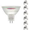 Jaenmsa Lampadina Alogena 12V 50W, Faretti Alogeni MR16 Dimmerabile 420LM Bianco Caldo, Lampada GU5.3 Alogena per Illuminazione da Incasso, Confezione da 6