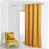 HomeMaison.com Tenda in camoscio - Tenda tinta unita - Tenda oscurante - Tenda giallo occia - Tenda 140 x 260