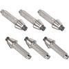 PATIKIL 9mm Punta Bastoncino Trekking Accessori 6pezzi Lega Alluminio Bastone Passeggio Bacchetta Protezioni Ricambio per Escursionismo Camminata Arrampicata