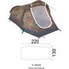 TENDA PER 2 PERSONE HOCHSTEIN 220 x 130 x 100 cm CAMO (MFH)