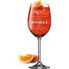 polar-effekt Leonardo Aperol Spritz Bicchiere da vino 460 ml con incisione - regalo per donne - Spirits Premium - Idea regalo per l'estate sangria, Lillet e cocktail