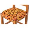 Casatessile Daisy Cuscino Copri Sedia con Alette - Arancio