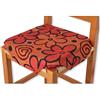 Casatessile Daisy Cuscino Copri Sedia con Alette - Rosso