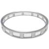 Wivplex Argento ABS cromato rivestimento volante inserto emblema telaio centro logo anello copertura, for Audi, A3 S3 8V A4 B8 B9 A7 Q3 Rivestimento del volante(For A7 2012 2017)