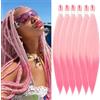 YDDM Capelli Per Treccine Africane Ombre/Sfumato Extension Treccine Texture Yaki Easy Install per Principianti 20 Pollici 6 Pezzi Capelli Leggeri e Naturali per Box Braids, Twist e Crochet