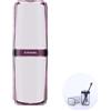 MEIJMJIA - Portaspazzolino trasparente, contenitore dentifricio, portatile, antipolvere, antibatterico, per casa, campeggio, scuola, scatola (trasparente viola)