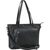 STILORD 'Doro' 3-in-1 Borsa Donna Grande a Tracolla Borsetta Cuoio Tote Bag Spalla Vera Pelle Borsa a Mano Lavoro Shopping Tempo Libero Notebook, Colore:nero