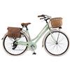 Via Veneto by Canellini Bicicletta Bici Citybike CTB Donna Vintage Retro Via Veneto Alluminio (Verde Chiaro, 50)