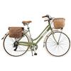 Via Veneto by Canellini Bicicletta Bici Citybike CTB Donna Vintage Retro Via Veneto Alluminio (Verde Oliva, 46)